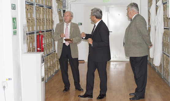Prof. Univ. Dr. Gheorghe Sbârnă visits Stefadina Comserv