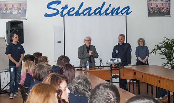 Prof. Dr. Pavel Chirilă, visit at Stefadina Comserv.
